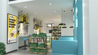 深圳快餐店連鎖店飯猩人餐飲空間設計 品深餐飲設計